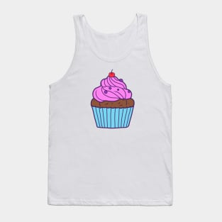 Cute Cupcake Design Tank Top